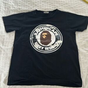 BAPE BLACK TSHIRT